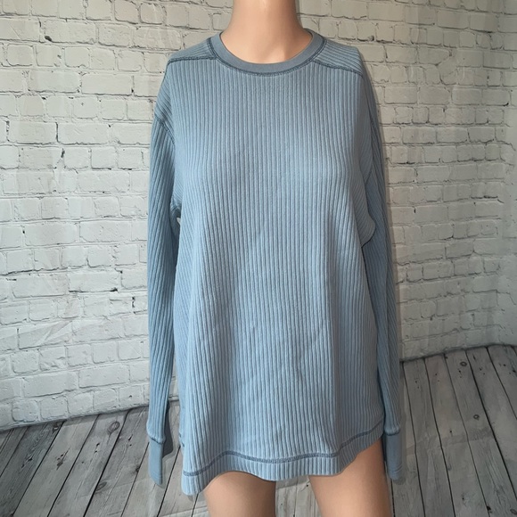 Tommy Hilfiger Other - Tommy Hilfiger Light Blue Long Sleeve Pull Over Top size M